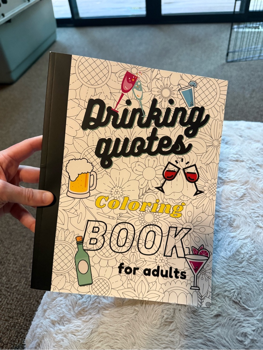 Drinking Quotes Adult Coloring Book